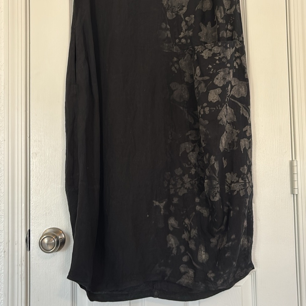 Elemente Clemente Linen Oversized Tunic Midi Lagenlook Dress Size 4 - Picture 3 of 10